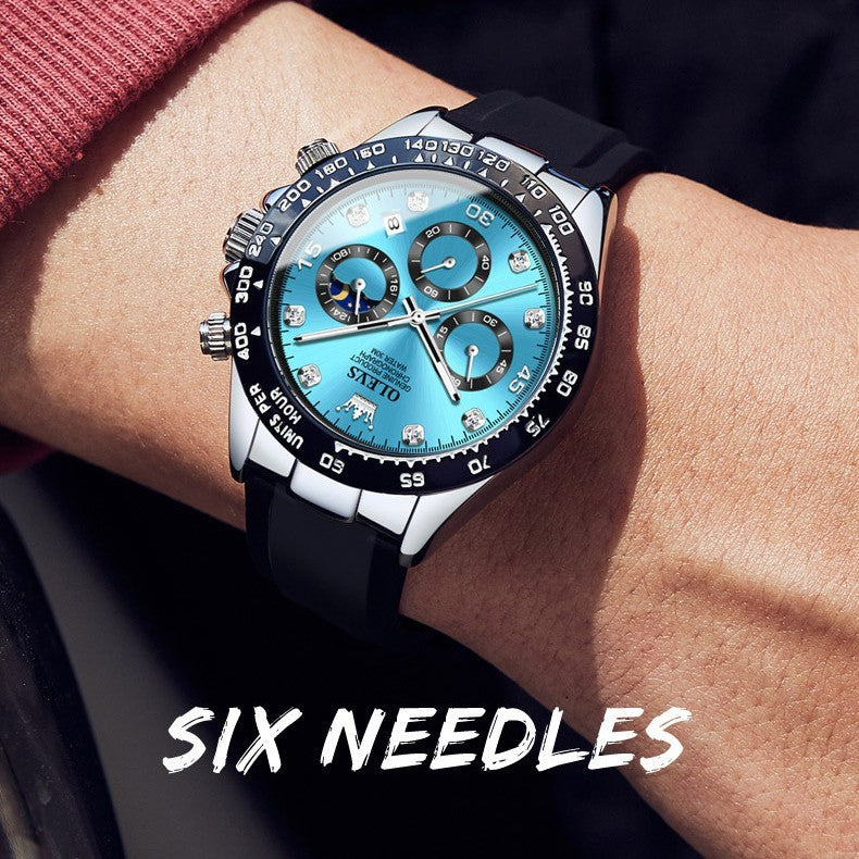 Multi-Function Sports Timing Quartz Men