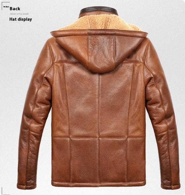 Winter Hooded Fur Jacket